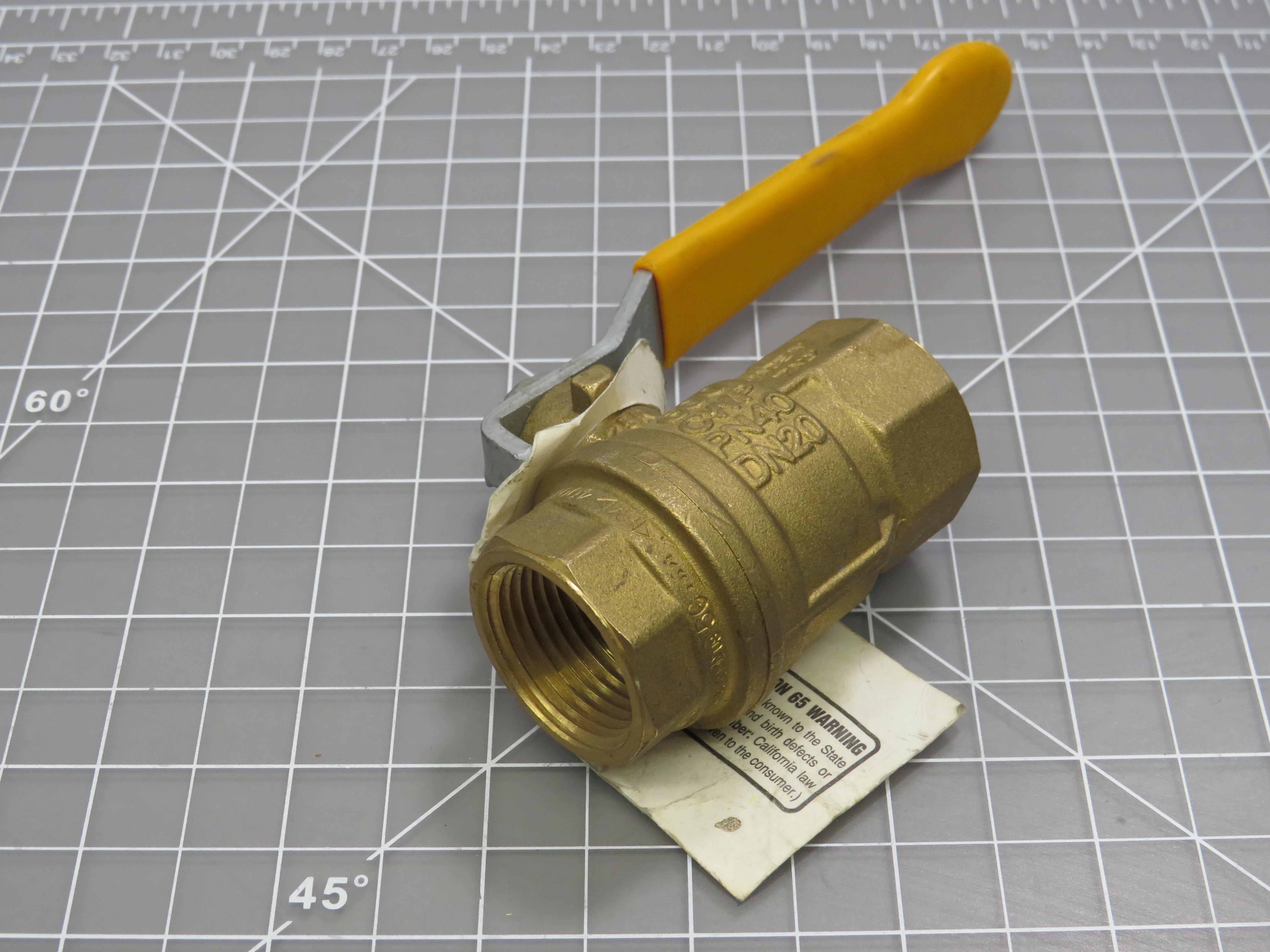 Rub CW617N Brass Valve 3/4 Inch T153546 | eBay